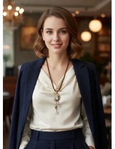 Collar Corto Cordón Dije... 2