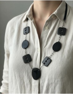 Collar Largo Madera Con... 2