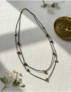 Collar Cordon Con Metales...