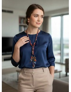 Conjunto Collar Aros Cordon... 2