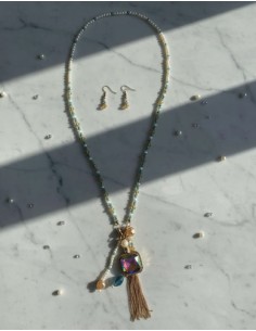 Conjunto Collar Aros De...
