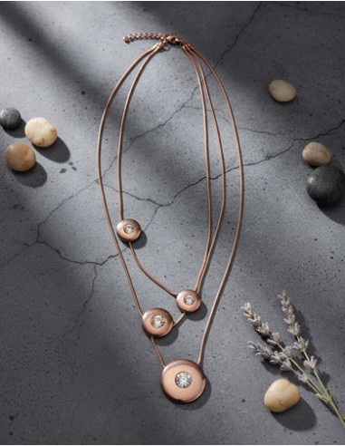Collar Largo Metales Redondos Con...