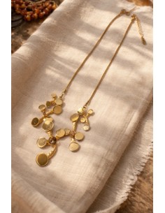 Collar Metal Dije Ramas Con... 2