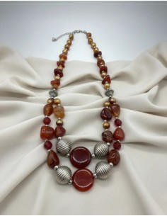 Collar Largo Simil Perlas...