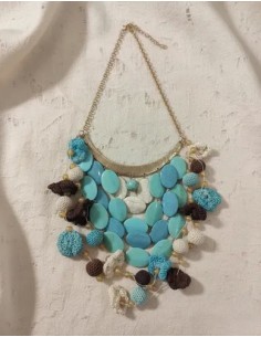 Collar Cuentas Con Simil...