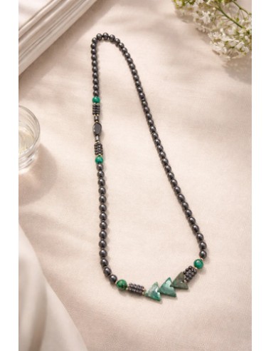 Collar Largo Simil Perlas Piedras...