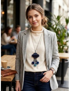 Collar Largo De Metal Con... 2