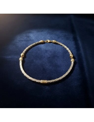 Collar Metal Redondo Trenzado...
