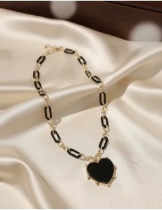 Collar Cadena Metal Con...