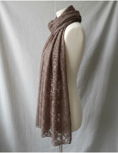 Pashmina Bufanda Con Encaje... 2