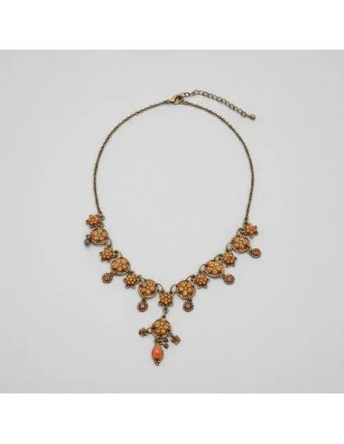 Collar Gargantilla Con Flores Estilo...