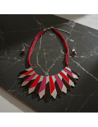 Conjunto Collar Y Aros Gargantilla...