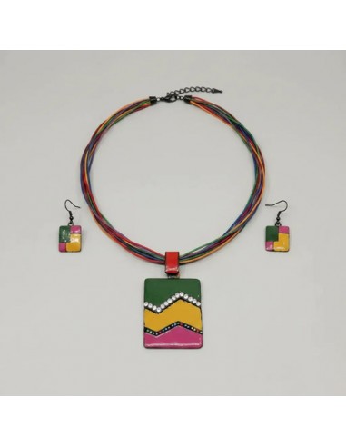 Conjunto Collar Y Aros Dije...