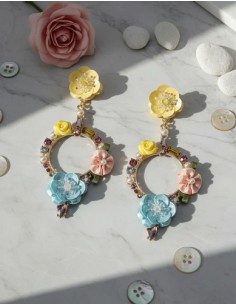 Aros Colgantes Lentejuelas...