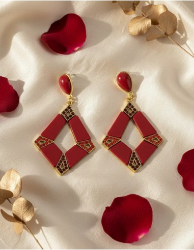 Aros Pendientes Metal Acrilicos Con...