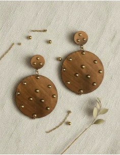 Aros Circulo Dorado Con...