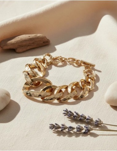 Pulseras Cadenas Eslabones Dorados...
