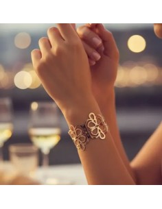 Brazalete De Metal Calado...