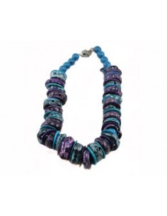 COLLAR TURQUESA VIOLETA...