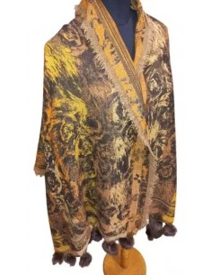 Pashmina Bufandon Pura Lana...