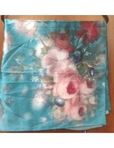 Pañoleta Floreado Pura Seda... 2