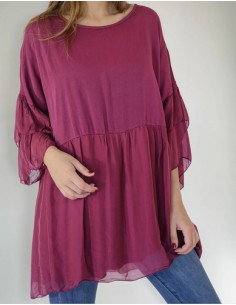 Blusa Bordo Oversize... 2