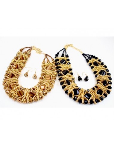 JUEGO DE COLLAR Y PAR DE AROS CADENAS...