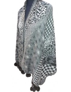 Pashmina Bufandon Piel De...