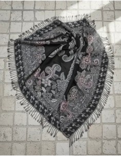 Pashmina Bordada Floreada... 2