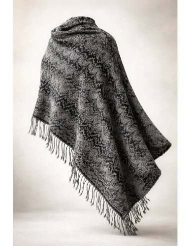 Pashmina Bufandon Abrigada Negra...