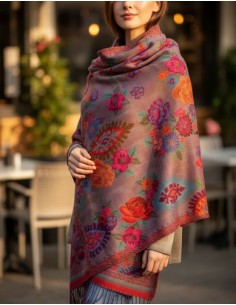 Pashmina Bufandon Floreada...