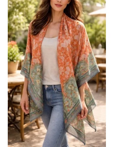 Pashmina Chal Floreada Guardas...