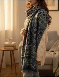 Pashmina Bufanda Bordada...