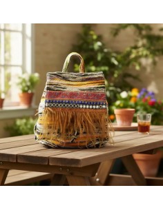 Mochila Lana Multicolor Con...