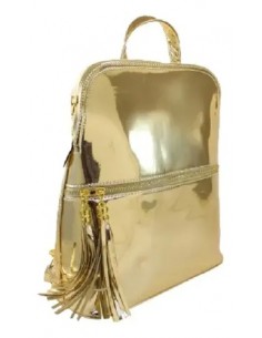 Mochila Metalizada Dorada...