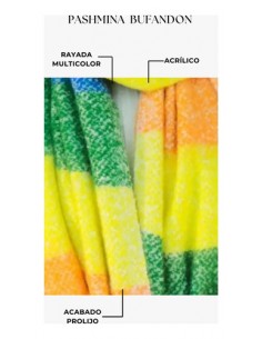 Bufandon Pashmina Rayada... 2