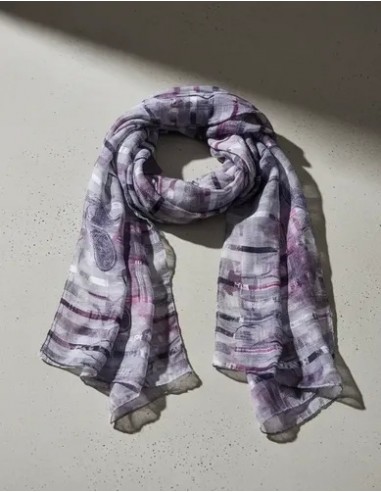 Chalina Rayada Violeta Foulards...