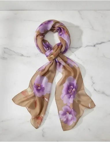 Chalina Flores Lilas Foulards...