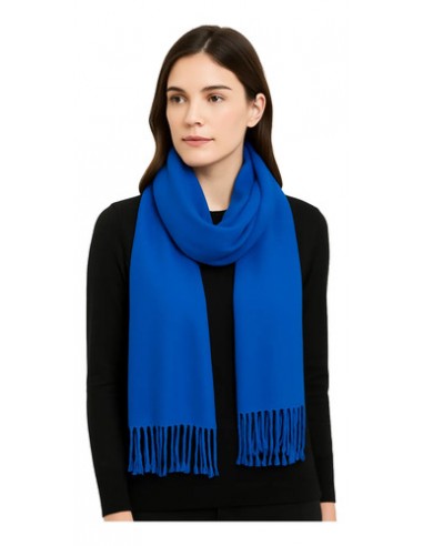 Pashmina Bufanda Italiana Lisa Azul...