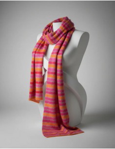 Bufanda Rayada Fucsia... 2