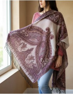 Pashmina Pura Lana Bordada...