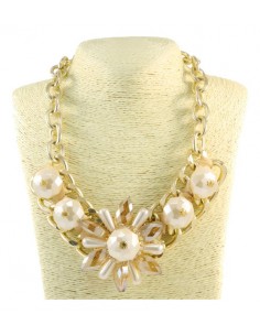 Collar Corto Cadena Flor... 2