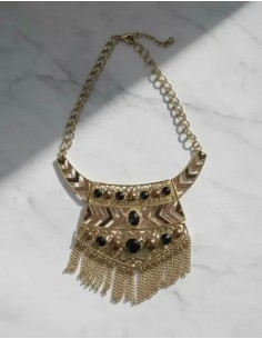 Collar Corto Chapon Piedras... 2