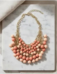 Collar Corto Cadena Simil...