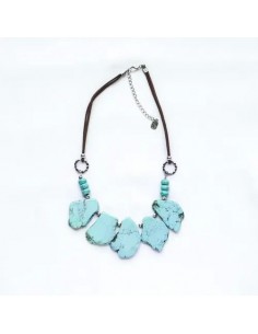 Collar Corto Cordon Cuentas...