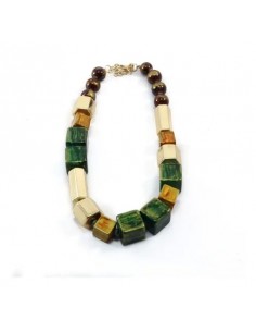 Collar Corto Cubos Verdes... 2