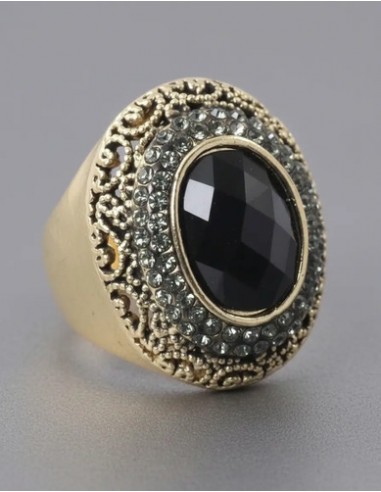Anillo Piedra  Negro Negro