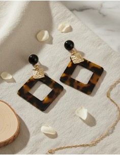 Par De Aros Colgantes Rombo... 2