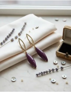 Par De Aros Gotas Colgantes...