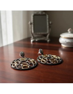 Par De Aros Colgante Con... 2